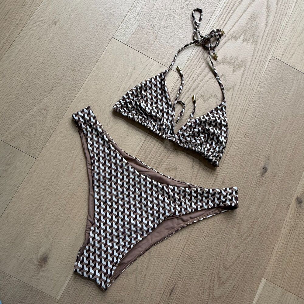 Monday Swimwear Bikini Geo Print
